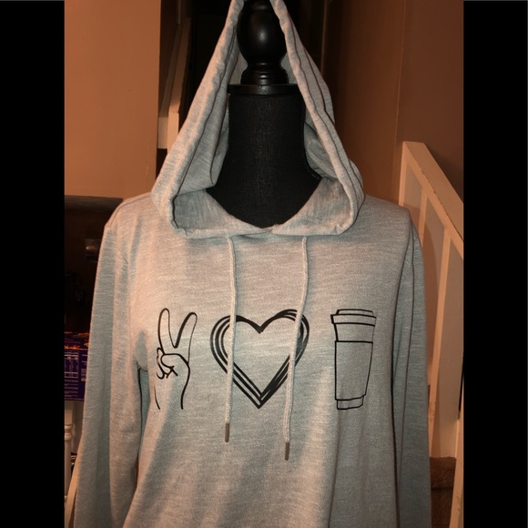 PacSun Grey Graphic Hoodie - Picture 2 of 6